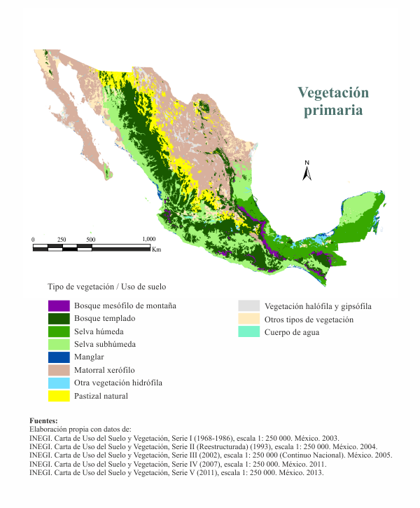 Cambio De Uso De Suelo Y Vegetaci N En M Xico